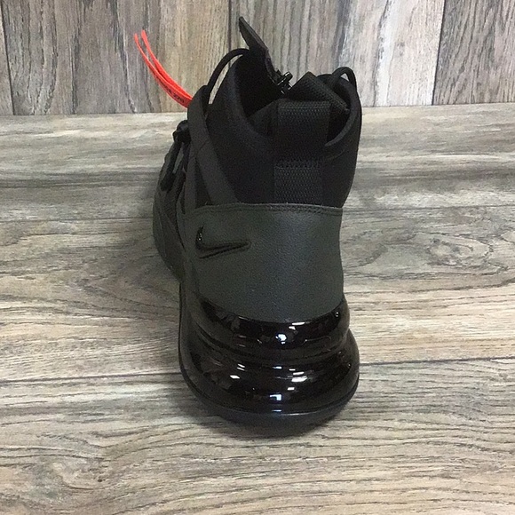 NEW 2018 Nike AIR Force 270 Utility Sequoia Black - Picture 4 of 6